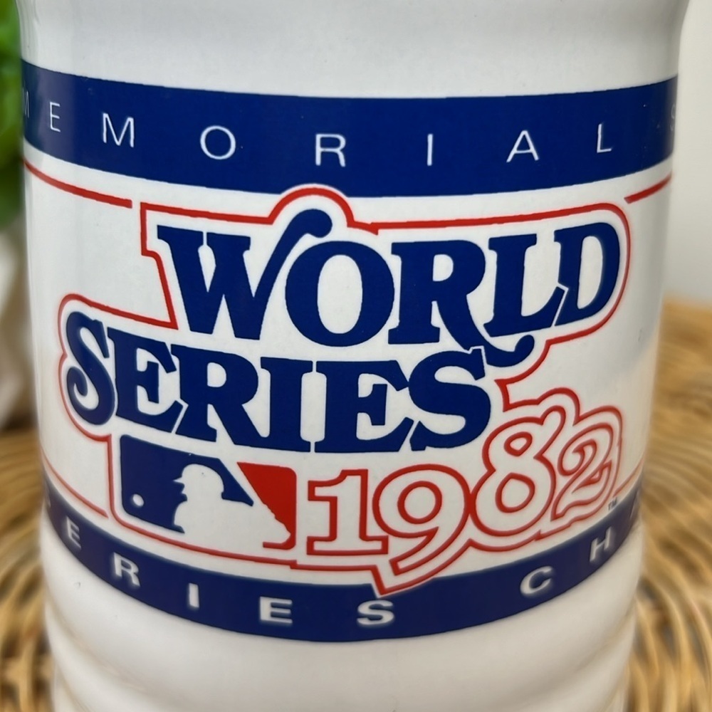 Budweiser 1982 Baseball World Series Champion Beer Mug Cardinals Collectible - Picture 6 of 11